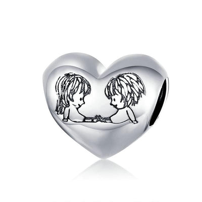 Childhood Heart Charm - The Silver Goose SA