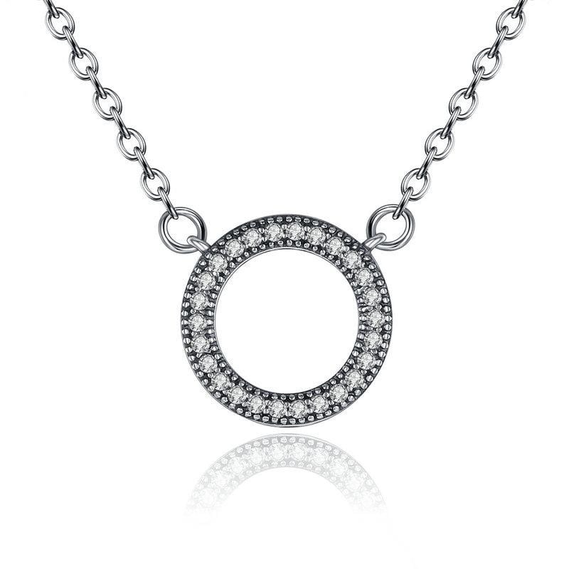 Circle Pendant Necklace - The Silver Goose SA