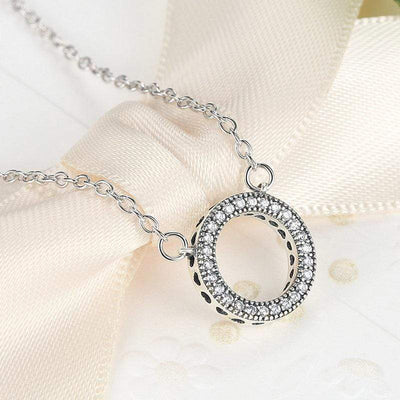 Circle Pendant Necklace - The Silver Goose SA