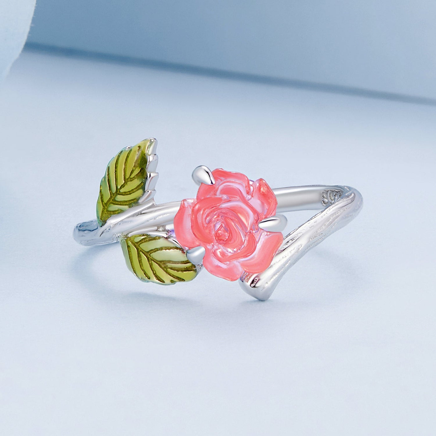 Colour Changing Rose Open Ring - The Silver Goose SA