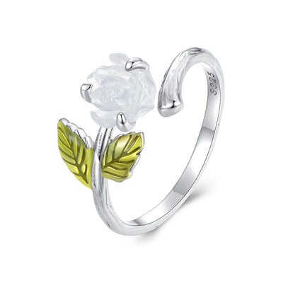 Colour Changing Rose Open Ring - The Silver Goose SA