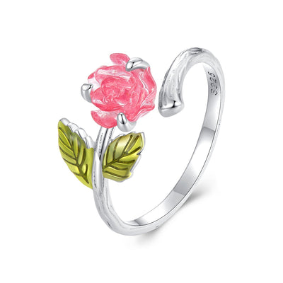 Colour Changing Rose Open Ring - The Silver Goose SA