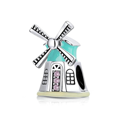 Colour Windmill Charm - The Silver Goose SA
