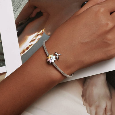 Colourful Flower Charm - The Silver Goose SA