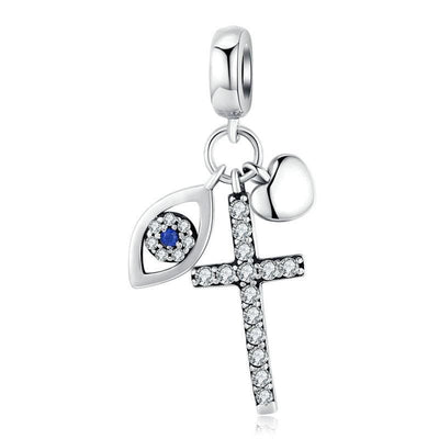 Cross Pendant Charm - The Silver Goose SA