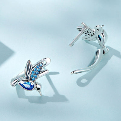 Cute Hummingbird Earrings - The Silver Goose SA