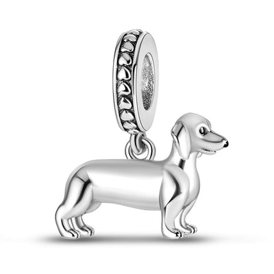 Dachshund Pendant Charm - The Silver Goose SA