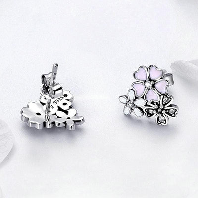 Daisy Cherry Blossom Earrings - The Silver Goose SA