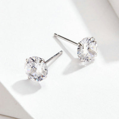 Dazzling Minimalist Stud Earrings - The Silver Goose SA