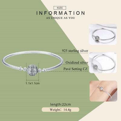 Dazzling Snake Chain Bracelet - The Silver Goose SA