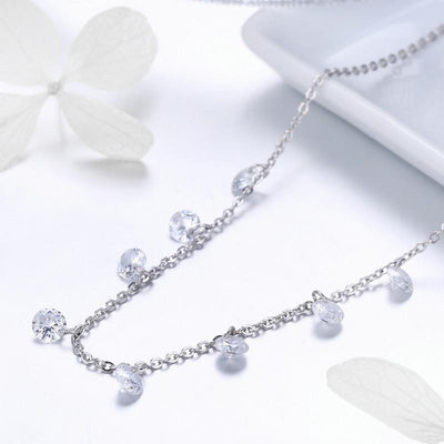 Dazzling Stone Necklace - The Silver Goose SA