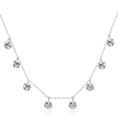 Dazzling Stone Necklace - The Silver Goose SA