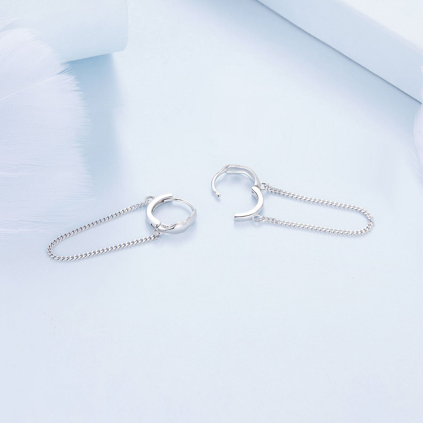 Delicate Double Layer Hoop Earrings - The Silver Goose SA