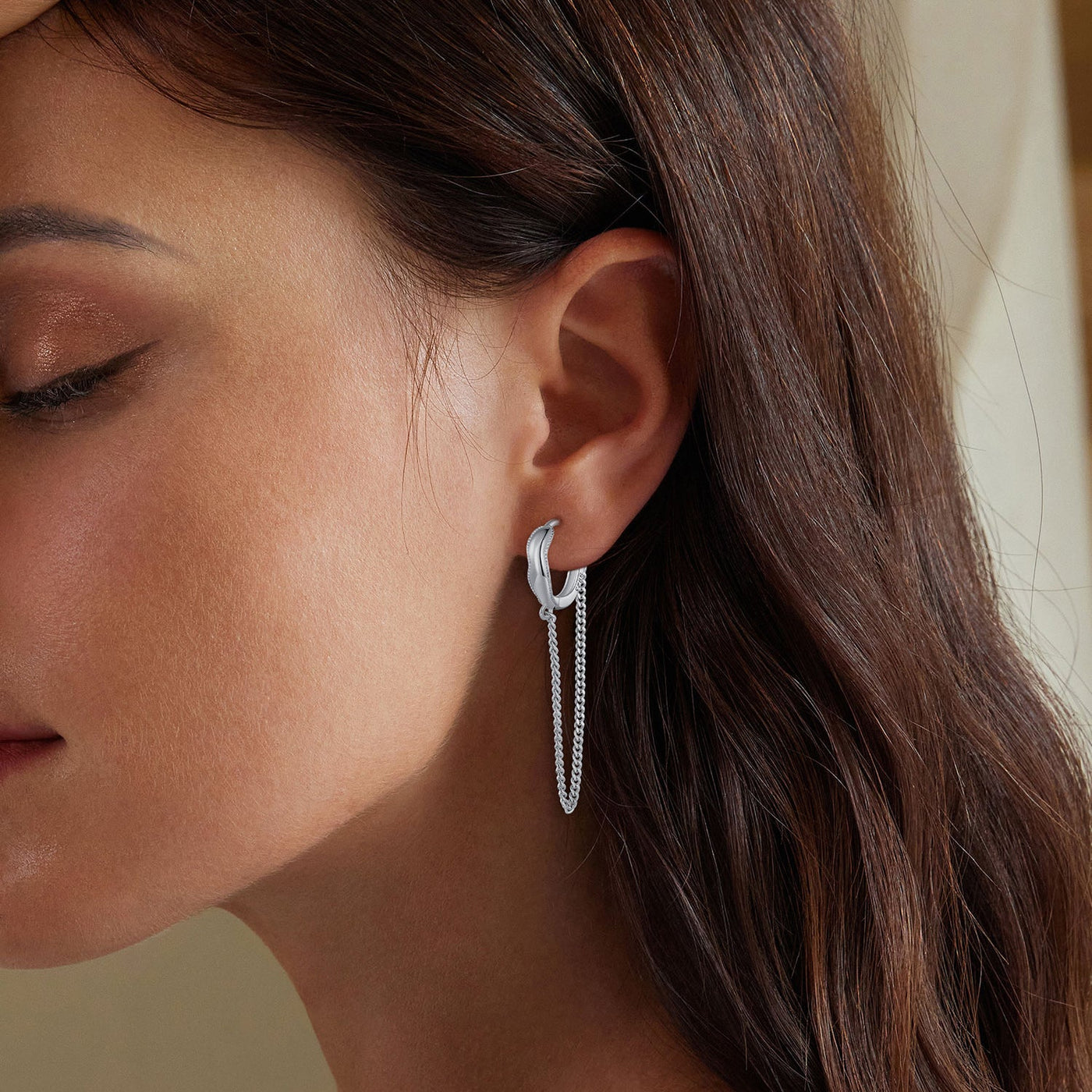 Delicate Double Layer Hoop Earrings - The Silver Goose SA
