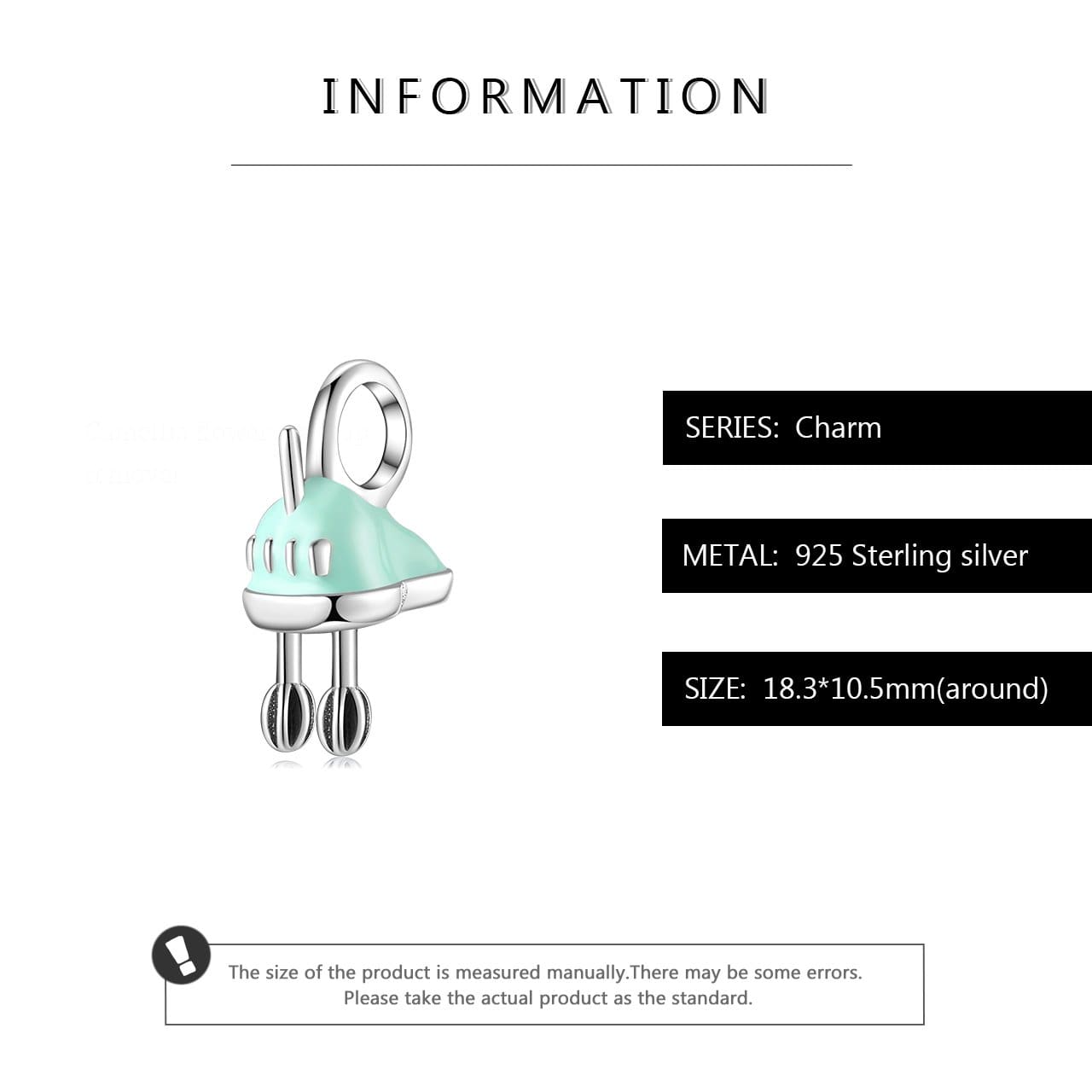 Electric Mixer Charm - The Silver Goose SA
