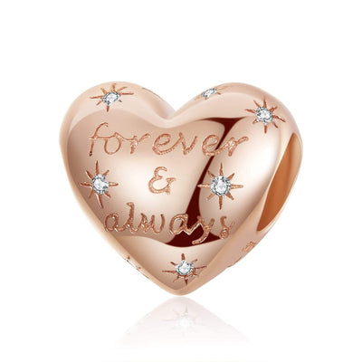 Forever & Always Heart Charm - The Silver Goose SA