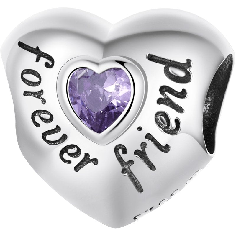 Forever Friend Heart Charm - The Silver Goose SA