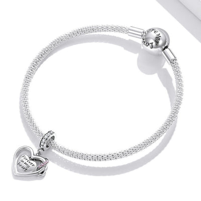Forever Heart Pendant Charm - The Silver Goose SA