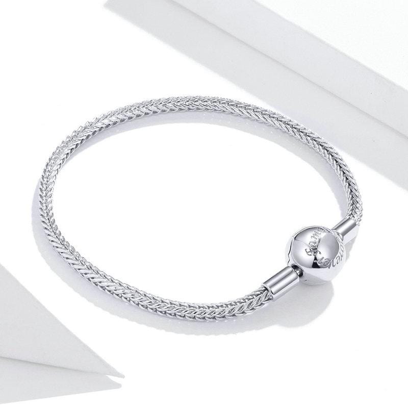 Forever Love Snake Chain Bracelet - The Silver Goose SA