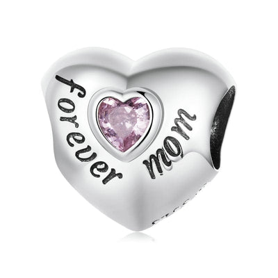 Forever Mom Heart Charm - The Silver Goose SA