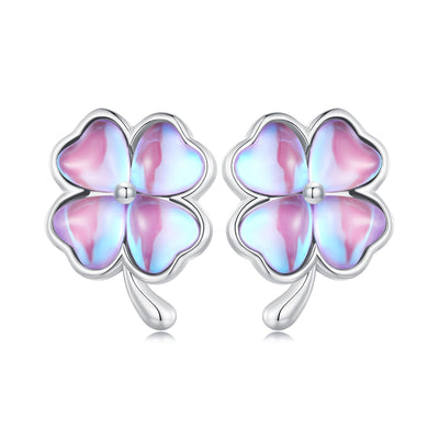 Four Leaf Clover Earrings - The Silver Goose SA