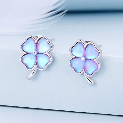 Four Leaf Clover Earrings - The Silver Goose SA