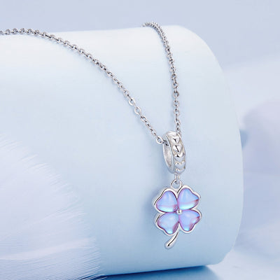 Four Leaf Clover Pendant Charm - The Silver Goose SA