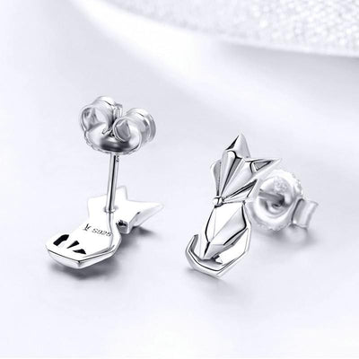 Fox Earrings - The Silver Goose SA