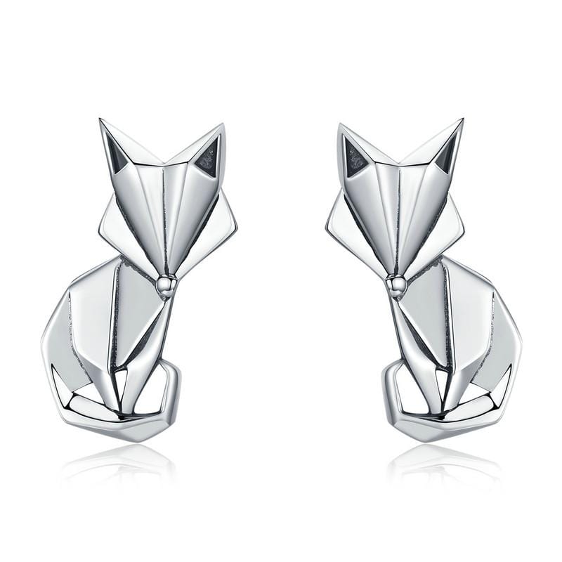 Fox Earrings - The Silver Goose SA