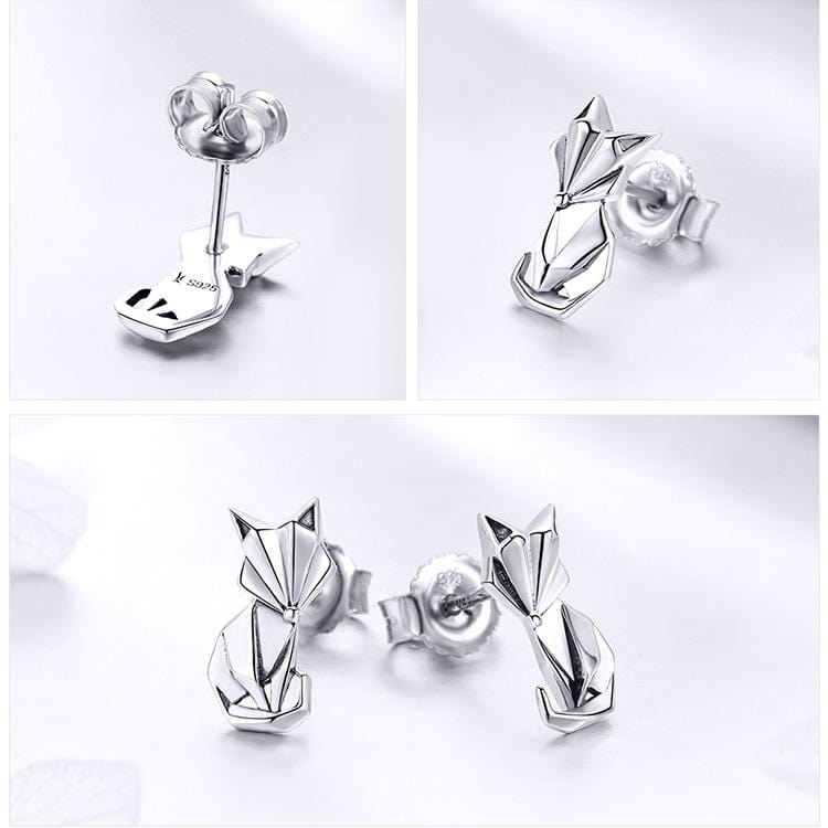 Fox Earrings - The Silver Goose SA
