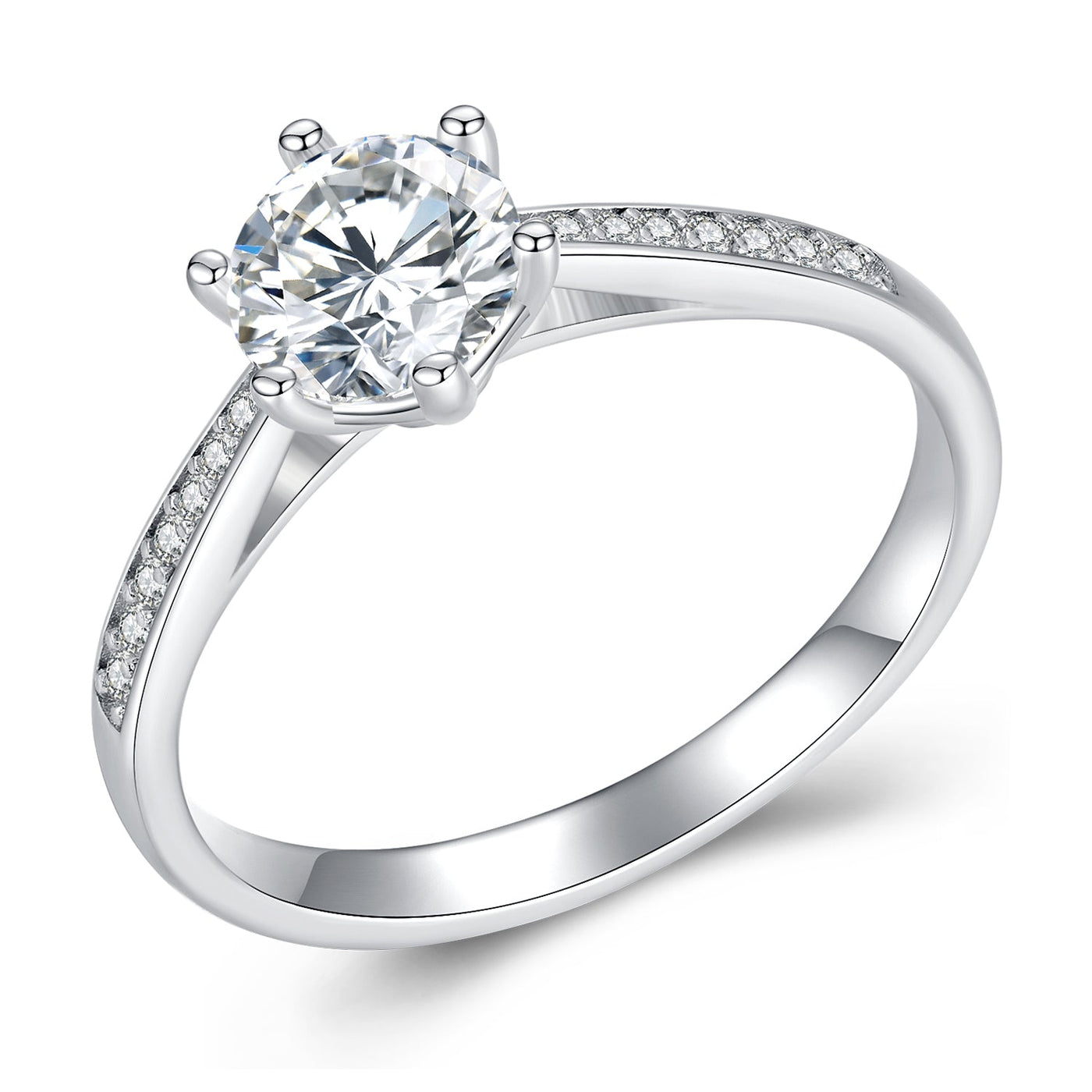 Gabi Moissanite Ring - The Silver Goose SA