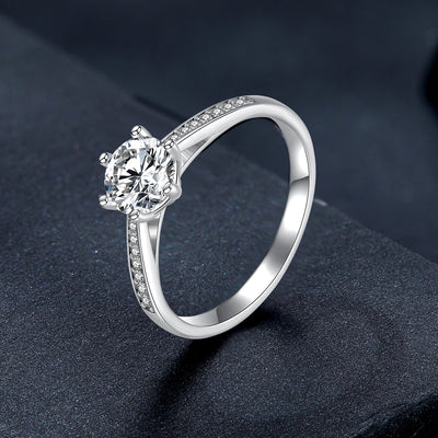 Gabi Moissanite Ring - The Silver Goose SA