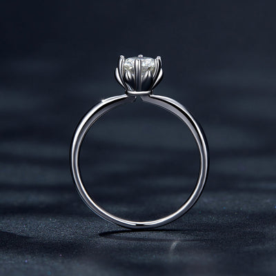 Gia Moissanite Ring - The Silver Goose SA