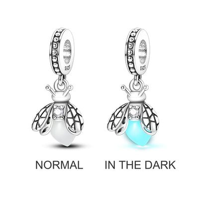 Glow In The Dark Firefly Charm - The Silver Goose SA