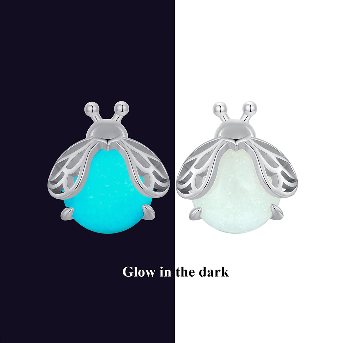 Glow In The Dark Firefly Earrings - The Silver Goose SA