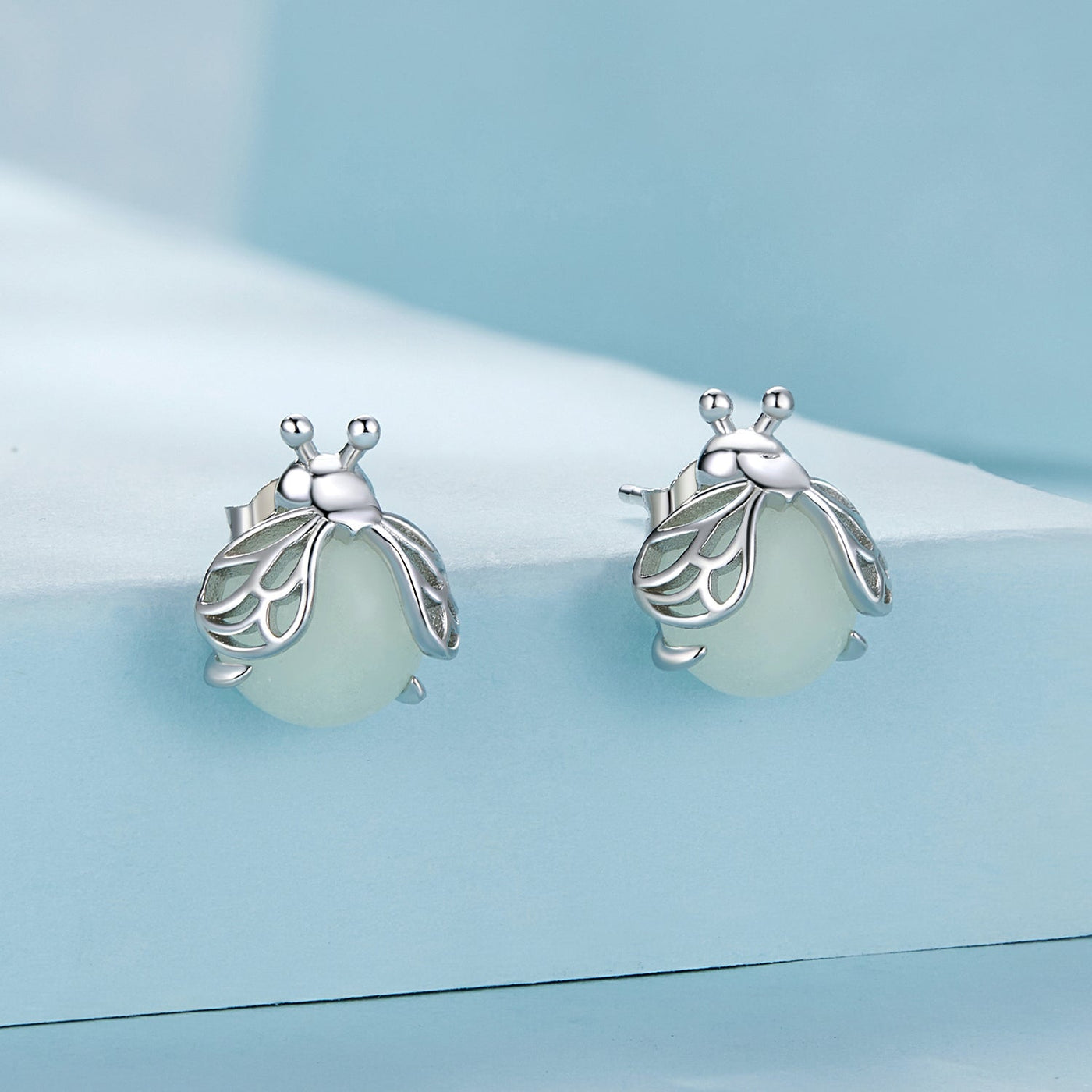 Glow In The Dark Firefly Earrings - The Silver Goose SA