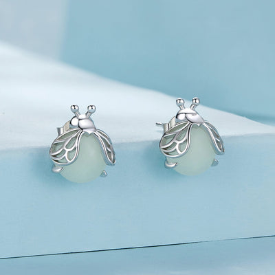 Glow In The Dark Firefly Earrings - The Silver Goose SA