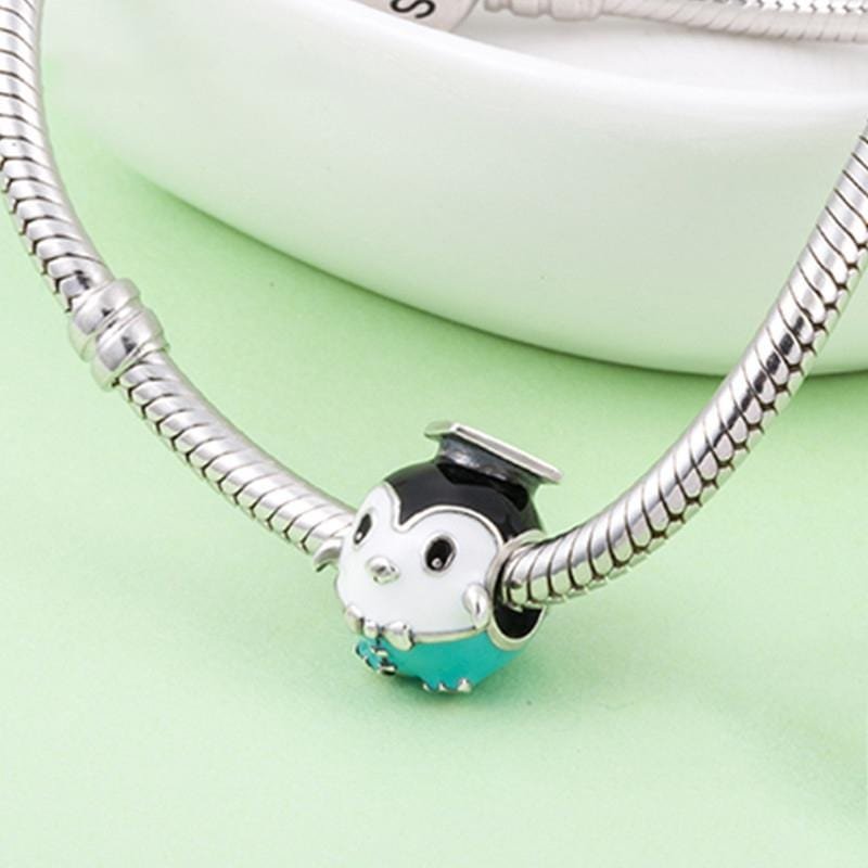 Graduation Penguin Charm - The Silver Goose SA