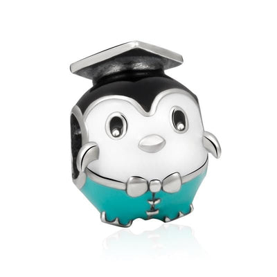 Graduation Penguin Charm - The Silver Goose SA