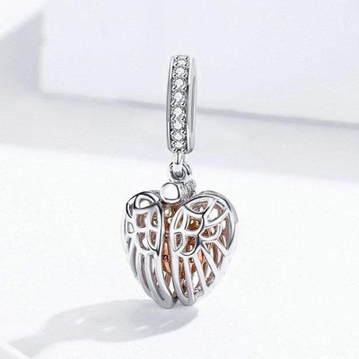 Guardian Wings Pendant Charm - The Silver Goose SA