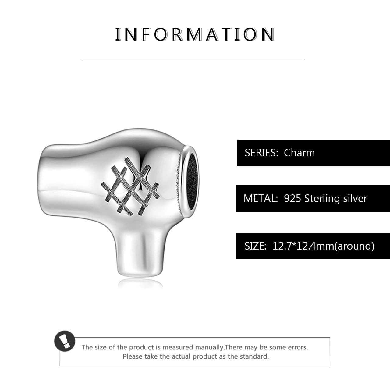 Hairdryer Charm - The Silver Goose SA