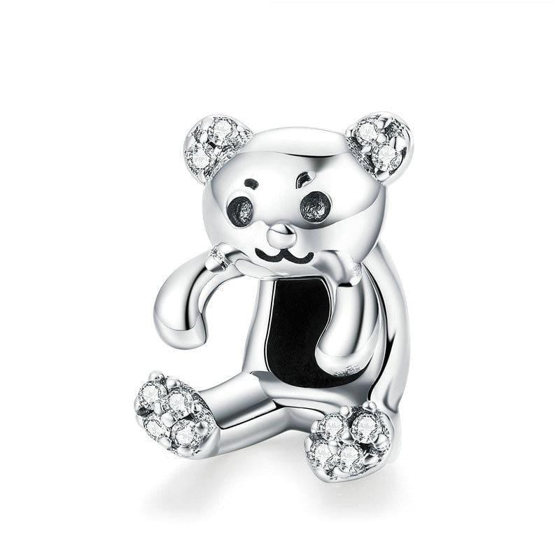 Hanging Bear Charm - The Silver Goose SA