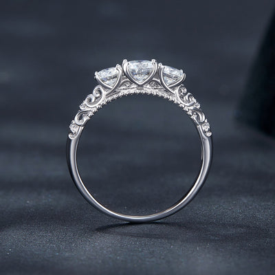 Hazel Moissanite Ring - The Silver Goose SA