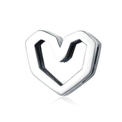 Heart Reflexion Charm - The Silver Goose SA