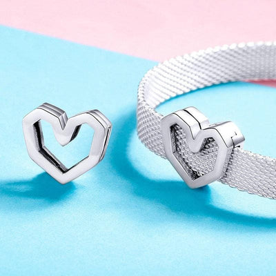 Heart Reflexion Charm - The Silver Goose SA