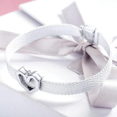 Heart Reflexion Charm - The Silver Goose SA