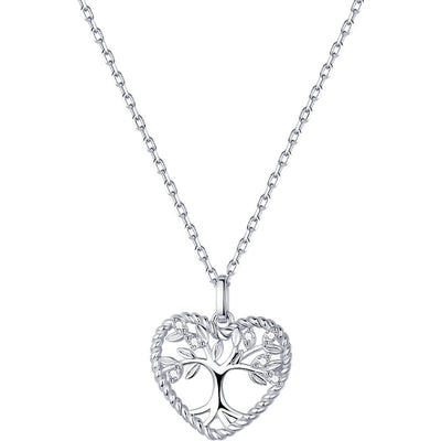 Heart Tree of Life Pendant Necklace - The Silver Goose SA