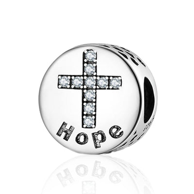 Hope Cross Charm - The Silver Goose SA
