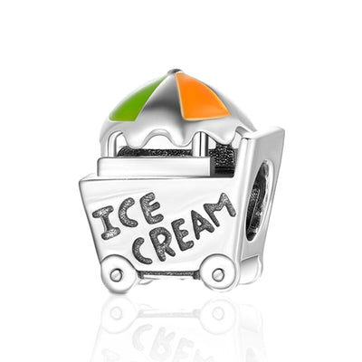 Ice Cream Cart Charm - The Silver Goose SA