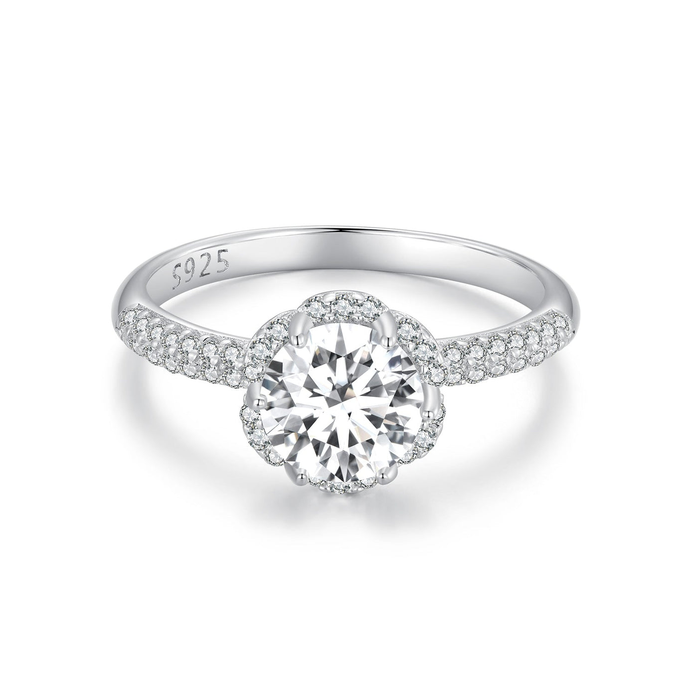 Irene Moissanite Ring - The Silver Goose SA